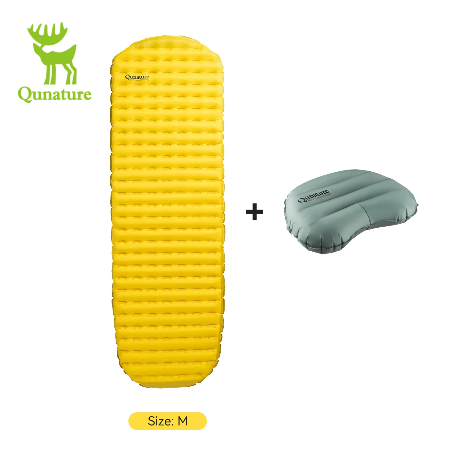 Qunature 2 Teile/satz Outdoor Camping Aufblasbare Matratze Schlafen Bett Ultraleicht Wandern Picknick Strand Matten Luft Kissen Mit Kissen 5