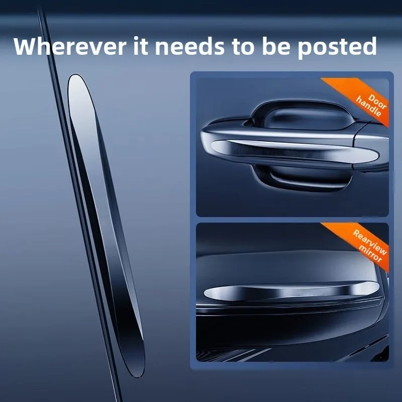 2/4/8pcs Invisible Car Door Edge Protector Anti Scratch Trim Molding Bumper Guard for Vehicle Door Side Mirror