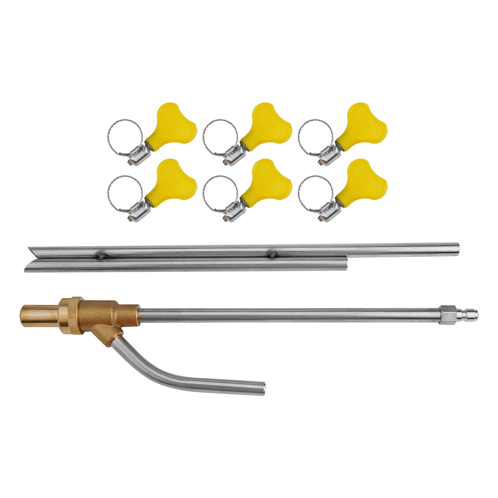 

Professional For Pressure Washer Sandblasting Package Includes 4 Nozzles 4 Hose Clamps 2 Rubber Bands and Tape