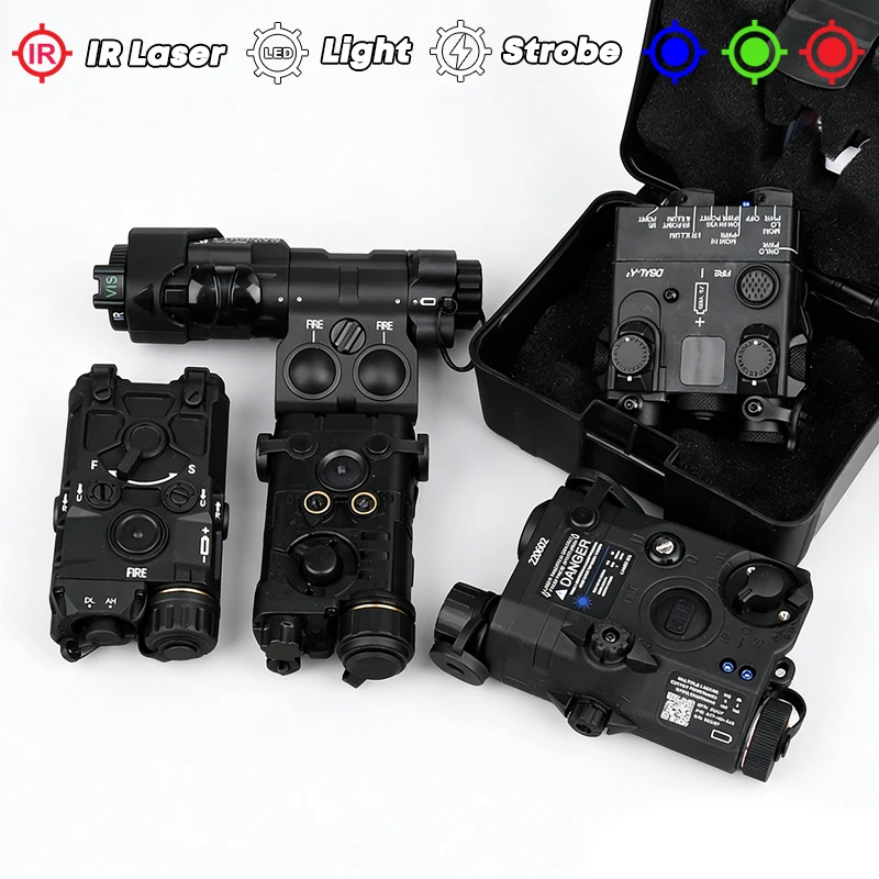Nylon PEQ NGAL DBAL OGL MAWL Perst4 CQBL RAID x  Airsoft IR Laser IR Device Red / Green / Blue Laser Fit 20mm Rail Picatinny