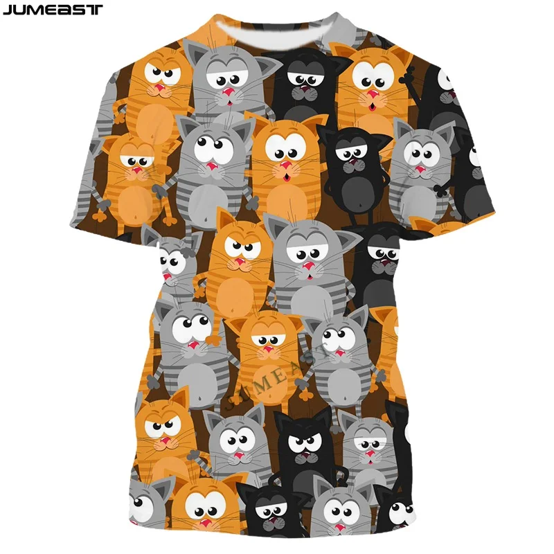 

Jumeast Men Women 3D T-Shirt Oversized Female Cartoon Animal Pig Elephant Penguin Short Sleeve T Shirt Sport Pullover Tops Tees