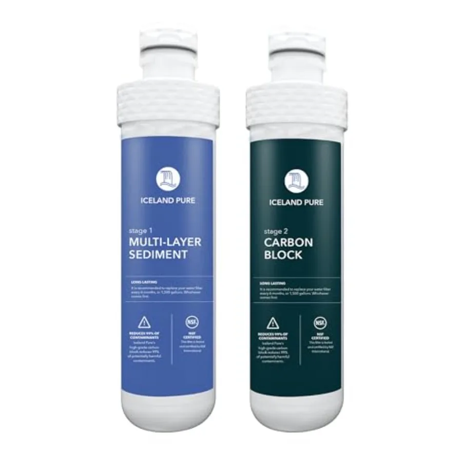 

Replacement Filters Compatible with Avalon Branded Bottleless Water Coolers Lasts 1500 Gallons Dual Set