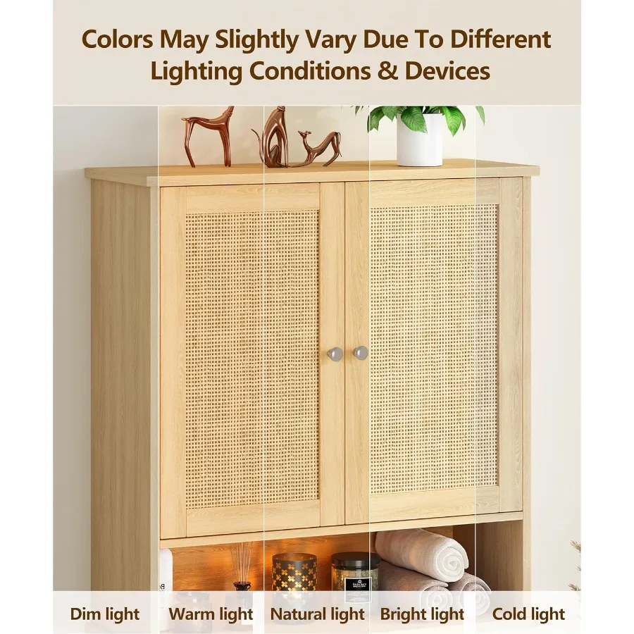 Rattan Wall Medicine Cabinet 6