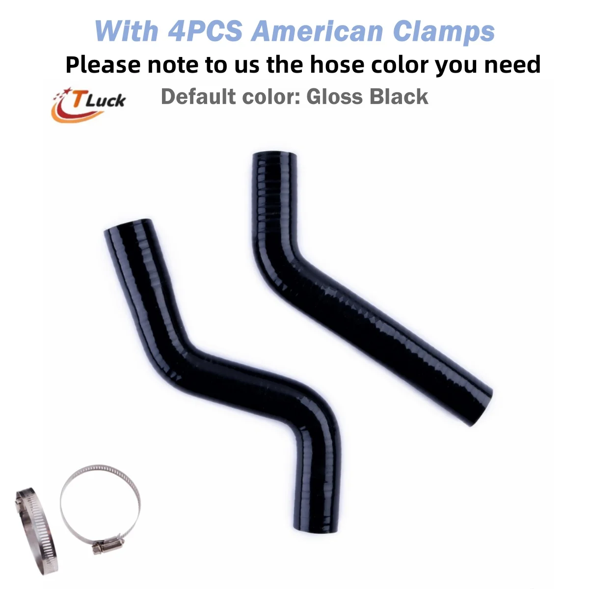 2PCS For Yamaha YFZ450R YFZ 450R 2009-2013 Silicone Radiator Coolant Tubes Hose Pipe Parts Kit