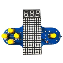 DIY Handle Game Console Pixel Electronic Kit DIY Soldering Kits 51 Microcontroller DC5V