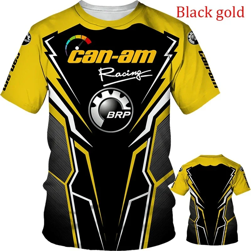 Fashion BRP Can-Am Motorcycle 3D Graphic Printed T-Shirt Unisex Cool Racing Team Sports Short Sleeved Tee Tops image 6