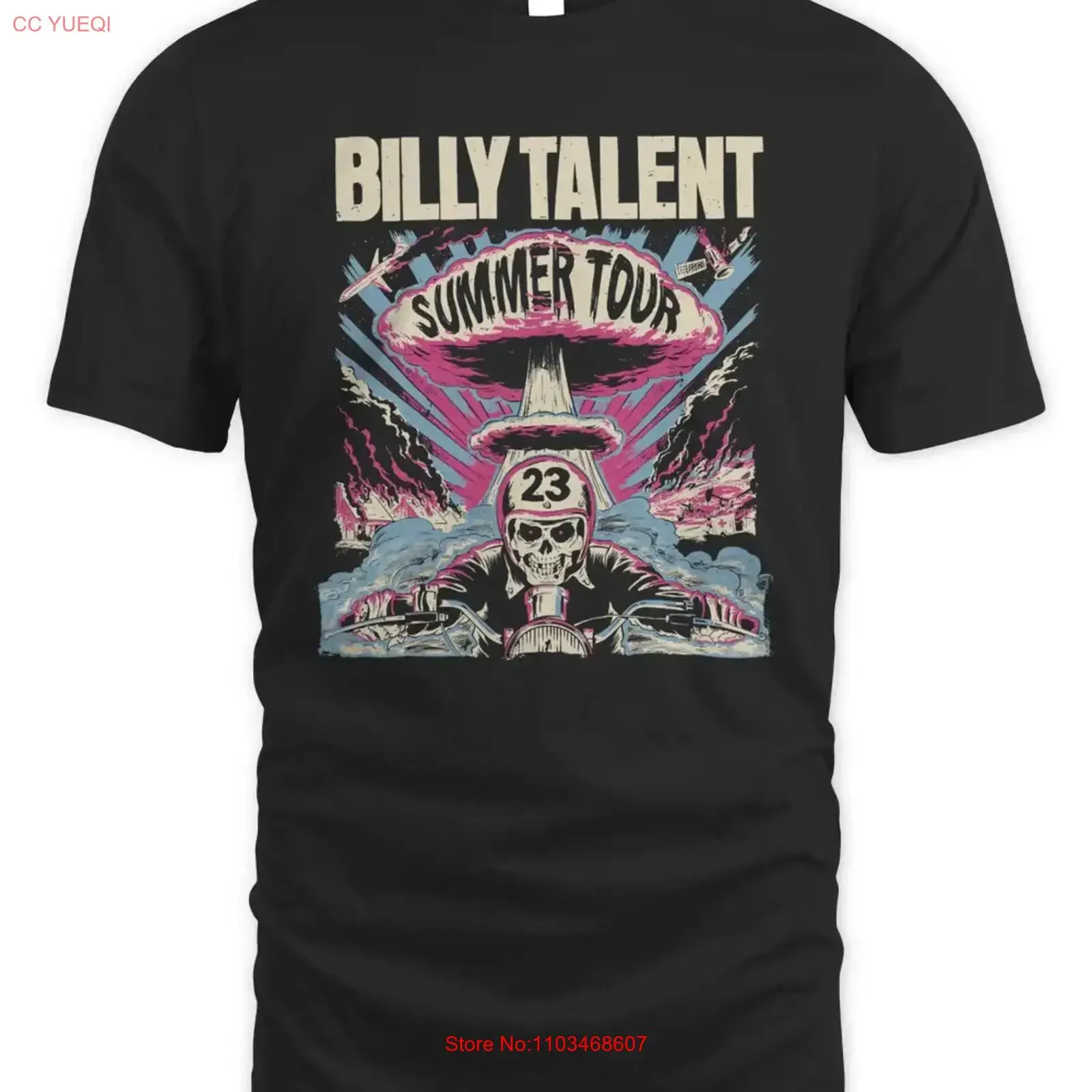 Camiseta de la gira de conciertos Best Billy Talent, tallas S a 5XL, SEG_472, estilo vintage, lavada, transpirable, cómoda y a la moda.