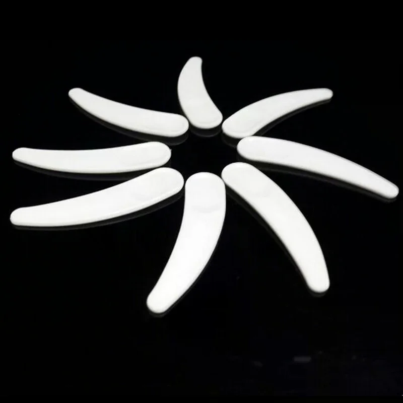 10Pcs Disposable Makeup Spoon Curved Mini Cosmetic Spatula For Face Mask Cream Scoop