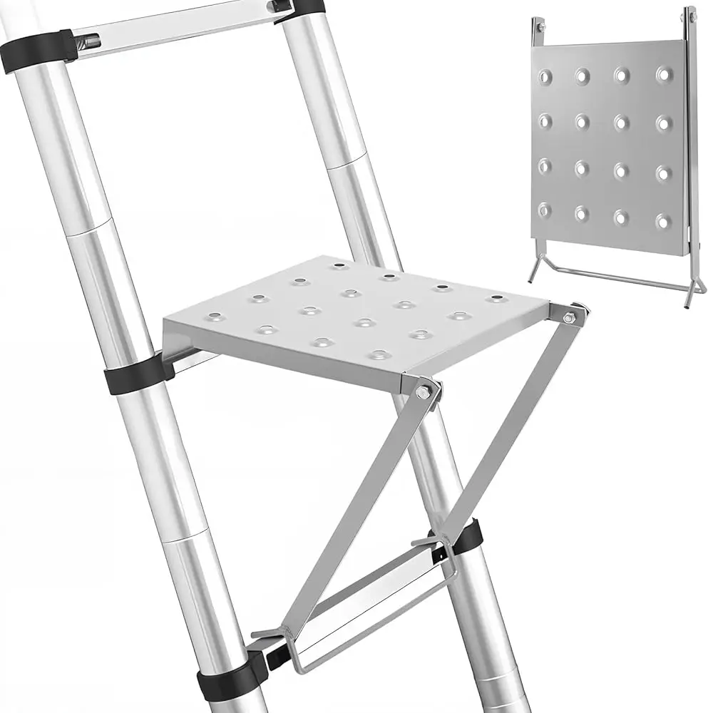 

Free Shipping-1 Pcs Ladder Work Platform – 400 Lbs Heavy Duty Non-Slip Platform Tray, Stable Standing Surface for Painters, DIY