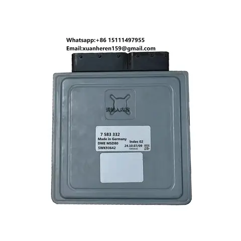 7583332 Original Brand New Engine Control Unit Motor Computer Module Ecu Ecm DME MSD80 5WK93642 for Bmw