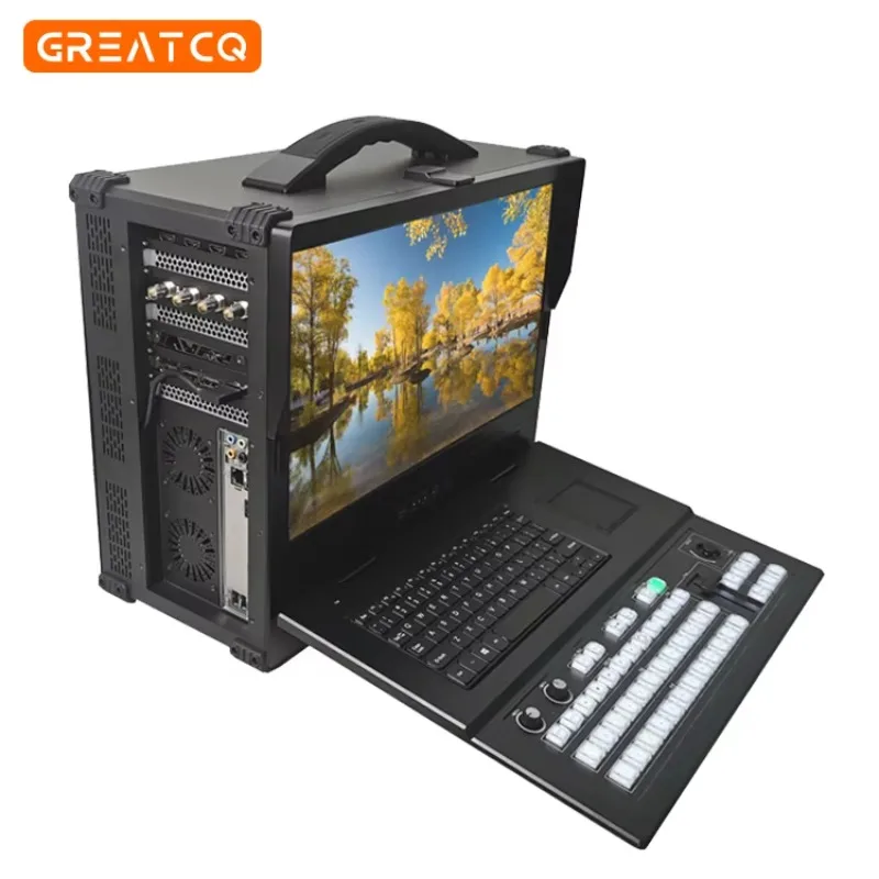 HD Input Studio TV Station Broadcasting Equipment for Live Streaming And Program Recording Radio & TV Station Equipment