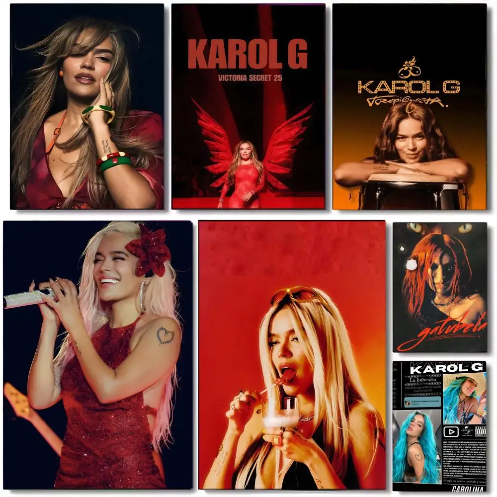 Sänger G-GKarol G-G Poster, Wandkunstdruck, geeignet für Wohnzimmer, Schlafzimmer, Bar, Salon, Heimdekoration, Geschenk