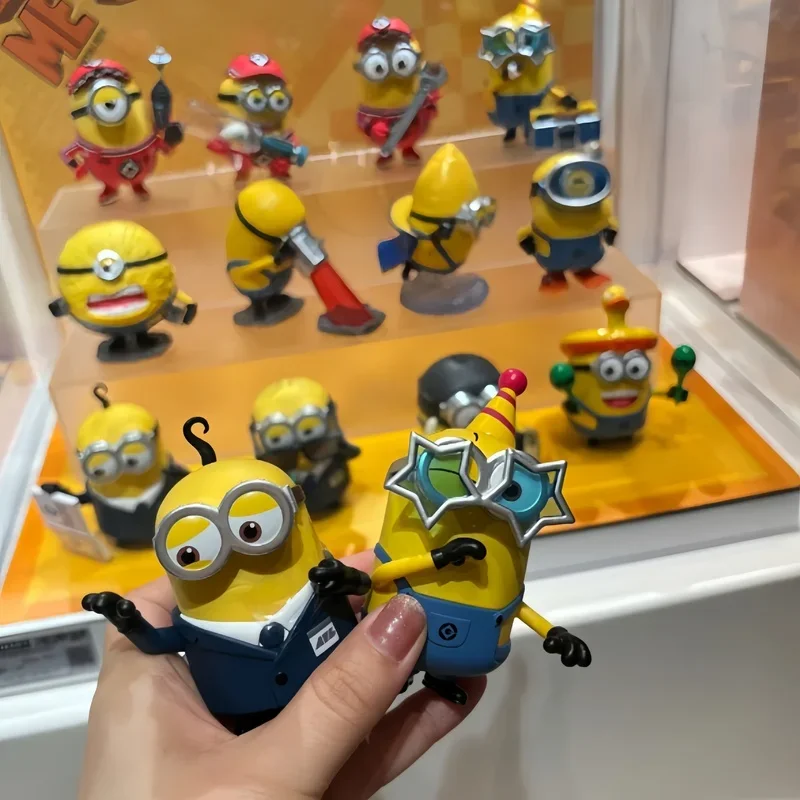 Pop Mart verachtens wert mich 4 Anime Figuren Minion Action figur Puppe Kawaii Tom Ron Gus PVC Ornament Geburtstags geschenk für Kinderspiel zeug