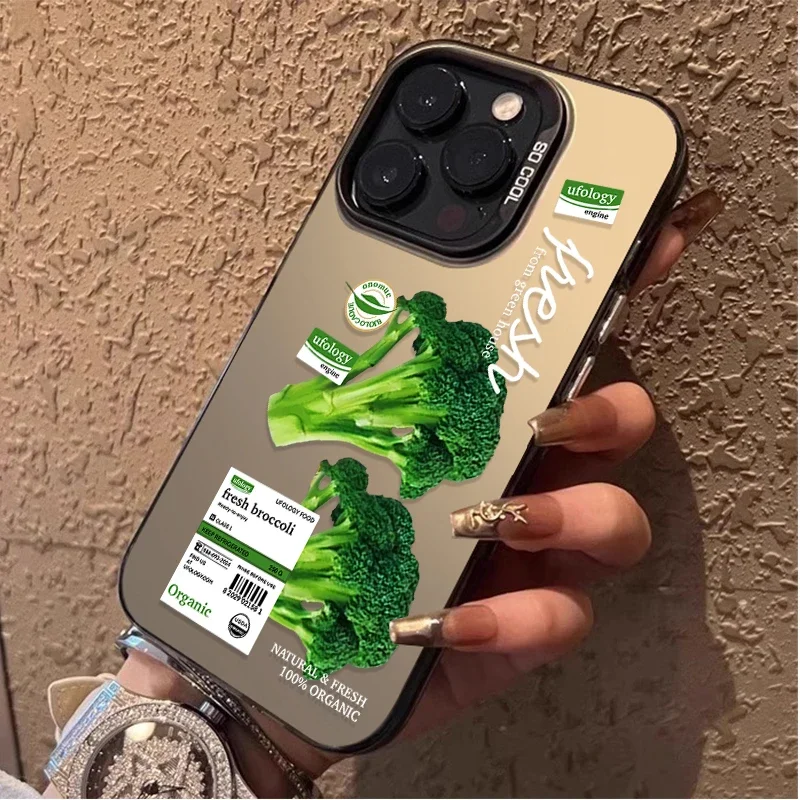 Green Vegetables Case for Samsung Galaxy A32 A52 A52S A72 A51 A71 4G A25 A55 A35 A15 A05 A05S 5G A13 A23 A12 A22 PC Back Cover