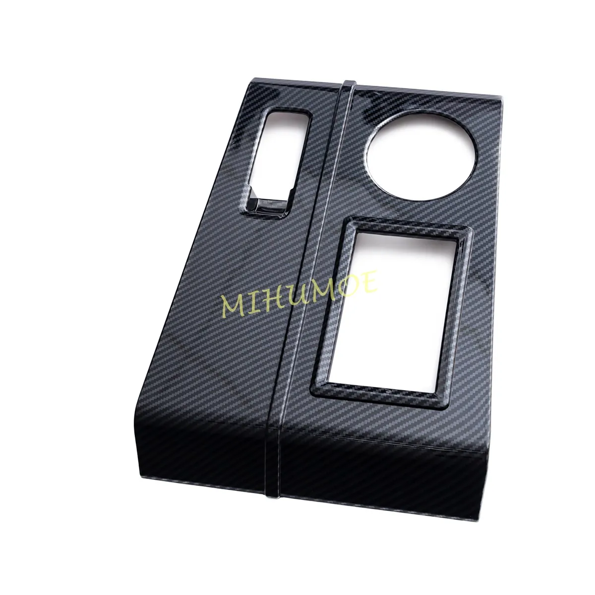 

For Mitsubishi Outlander 2022 2023 2024 Carbon Fiber Interior Center Console Gear Shift Shifter Panel Cover Overlay