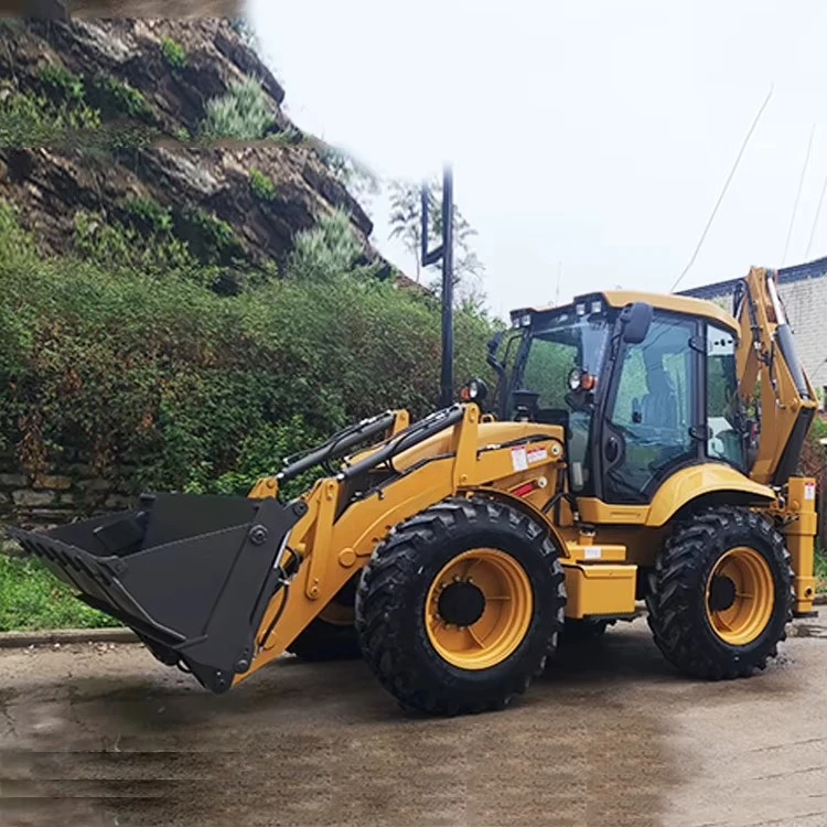 Hot Sale Wheel Front End Loader Excavator Backhoe 2.5Ton-3Ton CE Certified Heavy Duty Backhoe Loader for Site Work
