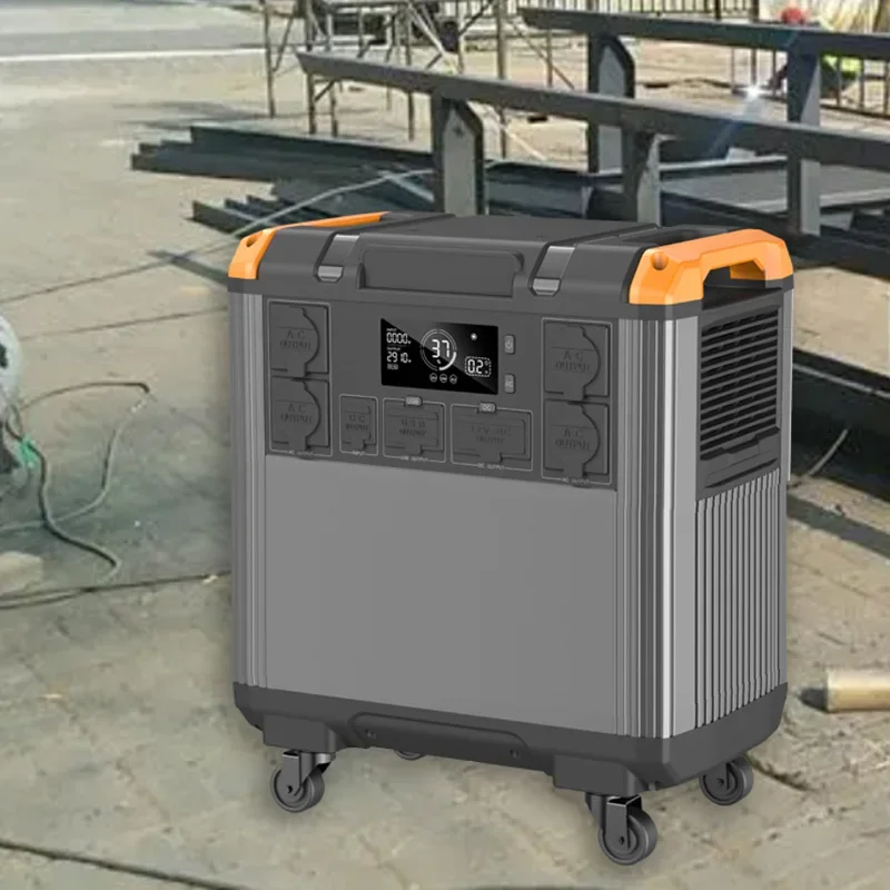 5000WH Outdoor Multifunctional Portable Solar Inverter Off-grid Photovoltaic Energy Storage System Inverse Control Integrated
