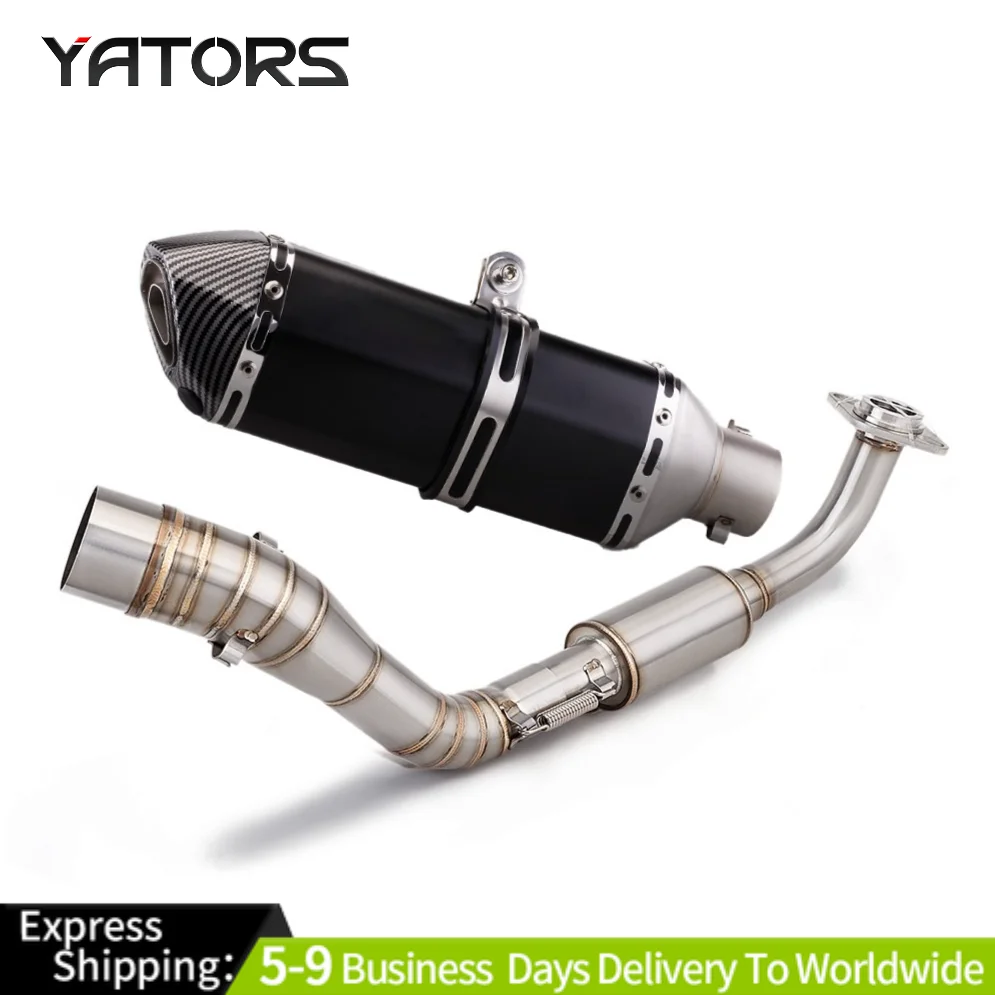 

For Yamaha NMAX125 155 Exhaust Tips Muffler Baffle Header Front Link Pipe Escape Exhaust Systems Exhausts Pipes