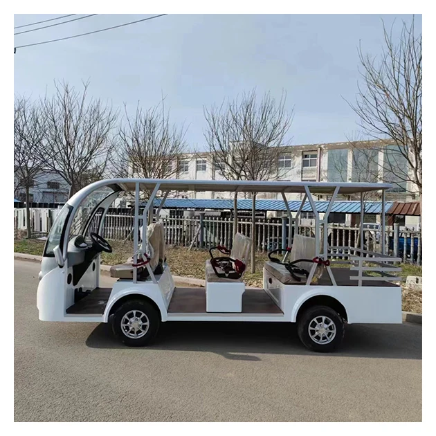 14 Seat Electric Or Gasoline Powered Sightseeing Car