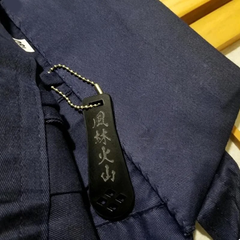 Japanese Kendo Hakama Pants Skirt Detachable Insert Panel Snap Buckle Traditional Martial Arts Clothing Accessories