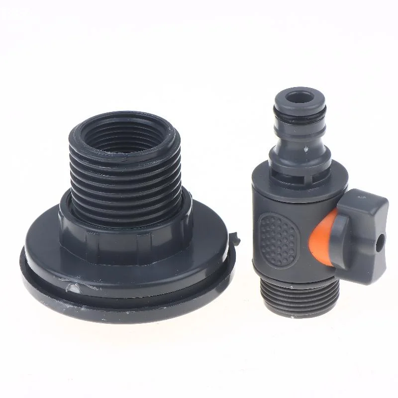 1 Stück Aquarium-Verbinder PVC Doppel-Innengewinde Wassertank-Verbindungsstück Gartenbewässerungszubehör