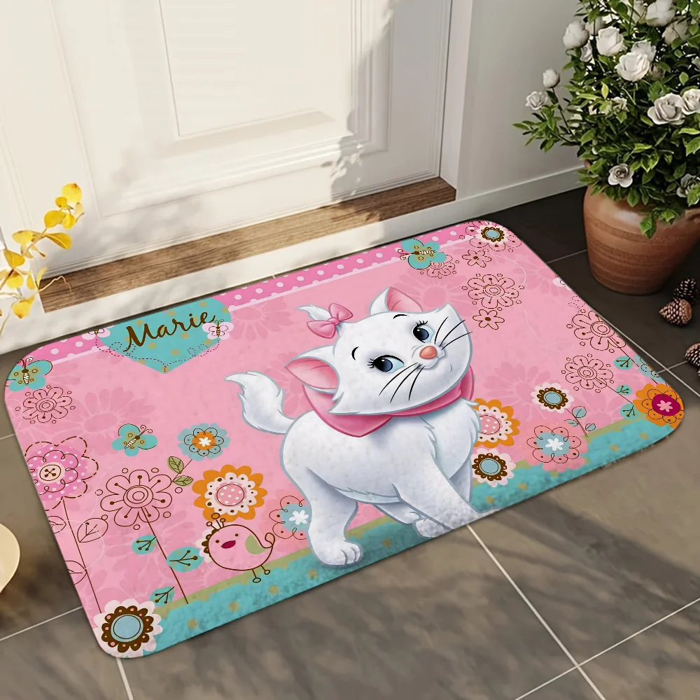 1pc Disney-The Aristocats Floor Mat Doormats Home Carpet Foot Mat Bathroom Absorbent Mats Anti-Slip Mats Home Decor Home