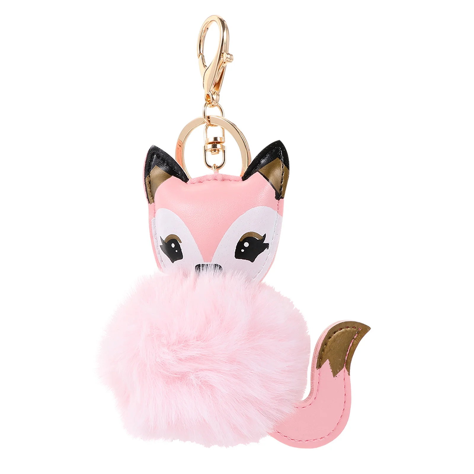 

1Pcs Fox Key Chain Pendant Soft Texture Keychain Ornament for Keys Bag Car Decor Ideal Accessory Gift for Girls Exquisite