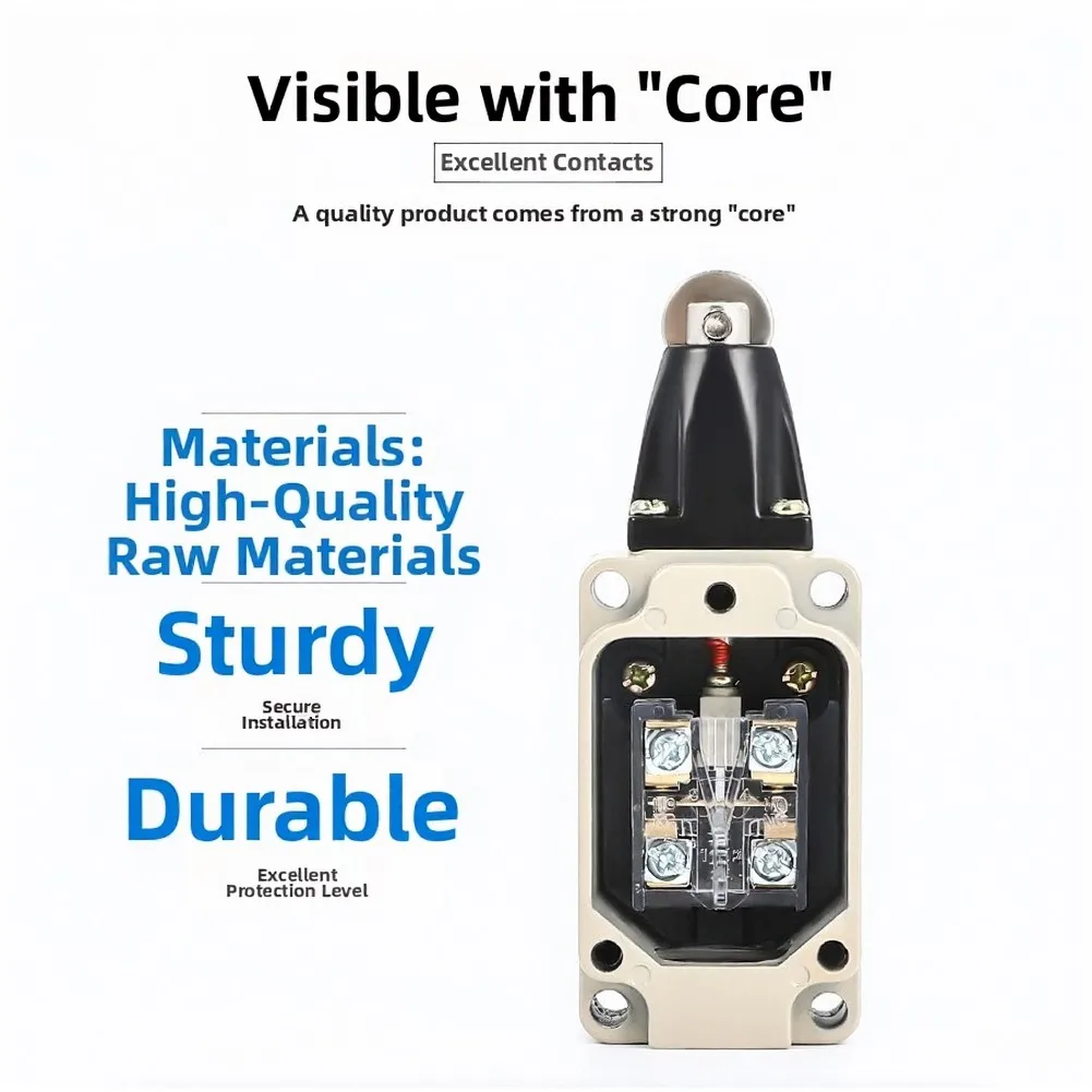 For Industrial Limit Switch Featuring IP65 Protection and Metal Housing for Stable Electrical Contact Performance