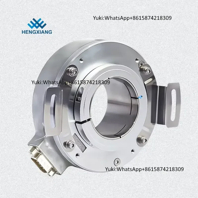 HENGXIANG-K100 Rotary Optical Incremental Encoder 40000 RPM 30mm Hollow Shaft 32768PPR 40mm Thickness IP50 Protection 24V