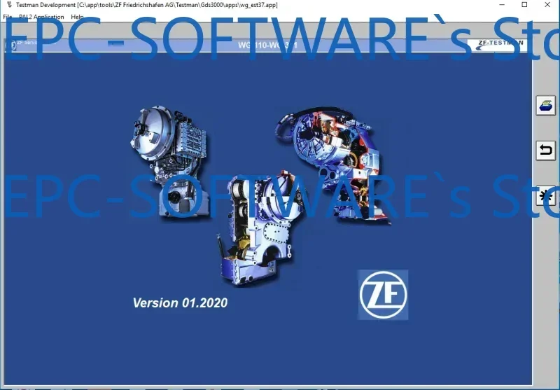 

EPC-ОГОЛНАЯ ЗАПАСКА для разработки ZF Testman Pro 10,5 [2022]+разблокированный патч