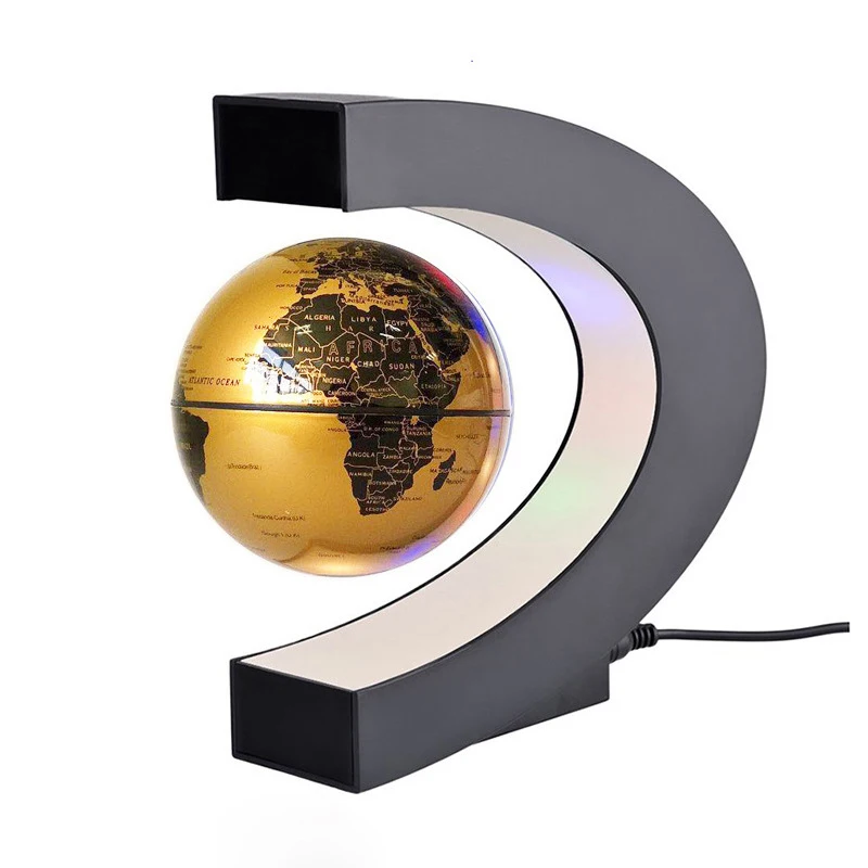 Floating Magnetic Levitation Globe LED Lamps World Map Antigravity Lamp Novelty Ball Light Home Decoration Birthday Gifts EU/US