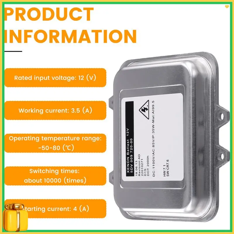 

Premium 1Pcs 5DV009720-00 5DV 009 720 00 1232335 For Xenon Headlight Ballast Control Unit Module Xenon Lamp
