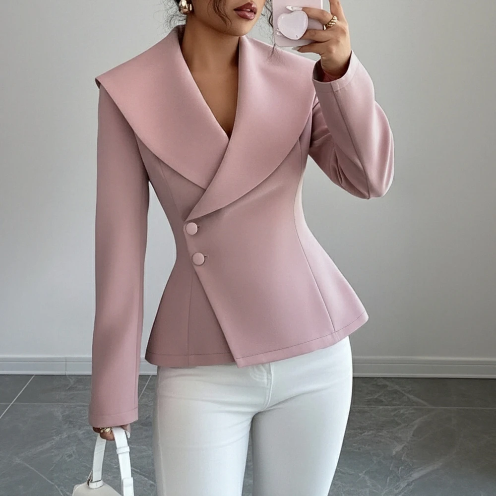 

Повседневная зимняя одежда с длинными рукавами и прямыми рукавами, стильный женский костюм, модная повседневная одежда