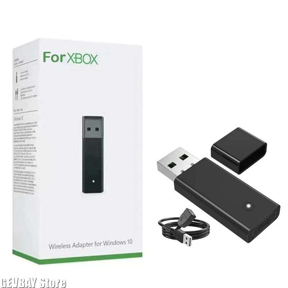 NEW ONE/S Wireless Adapter for Xbox One /S/X/Elite/Controller for Windows 10/8/7,Simultaneous Connection 8 Handles