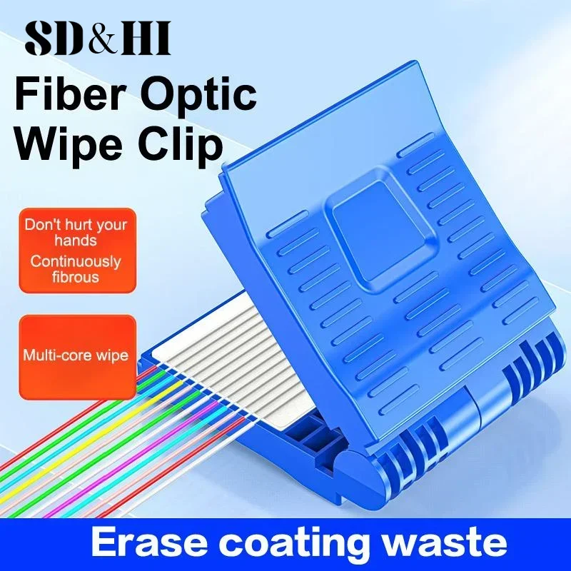 

Fiber Optic Wiping Clip Fiber Optic Wiping Clip Dust-Free Cotton Water Storage Oil Removal Hand Continuous Fiber