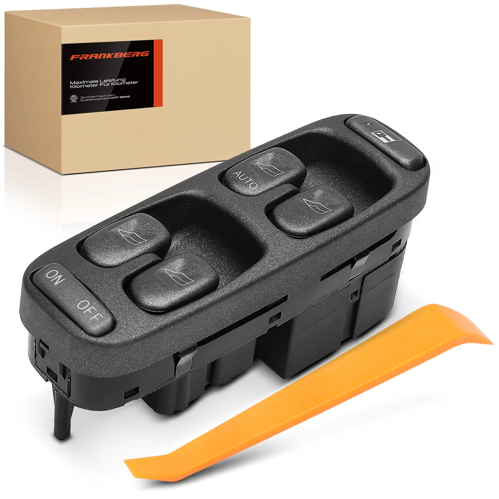 Frankberg 1x Driverschakelaar Raammechanisme voor Volvo S70 874 P80 LS V70 I 875 876 P80 XC70 8637145 901-550 DWS1103 9148957