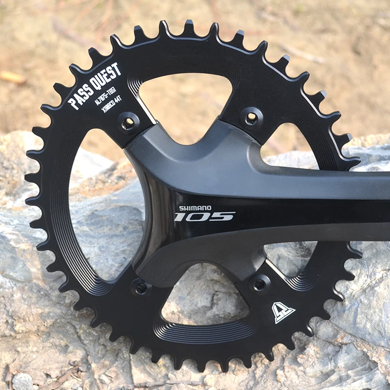 

PASS QUEST X110 4-Claw Bicycle Chain Wheel 110BCD 40-52T Hollow Narrow Wide Chain Wheel for R2000/R3000/4700/5800/6800 DA9000