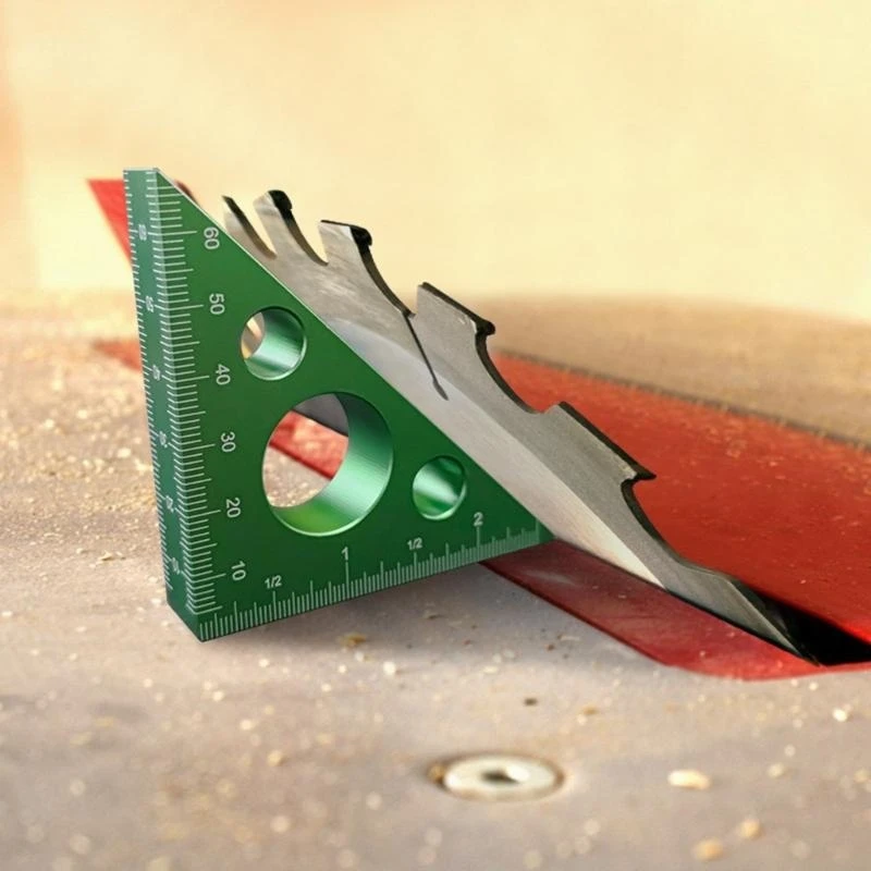  Sawing Table Height Gauges 45 Degree Right Angled Ruler Triangular Ruler Woodworking