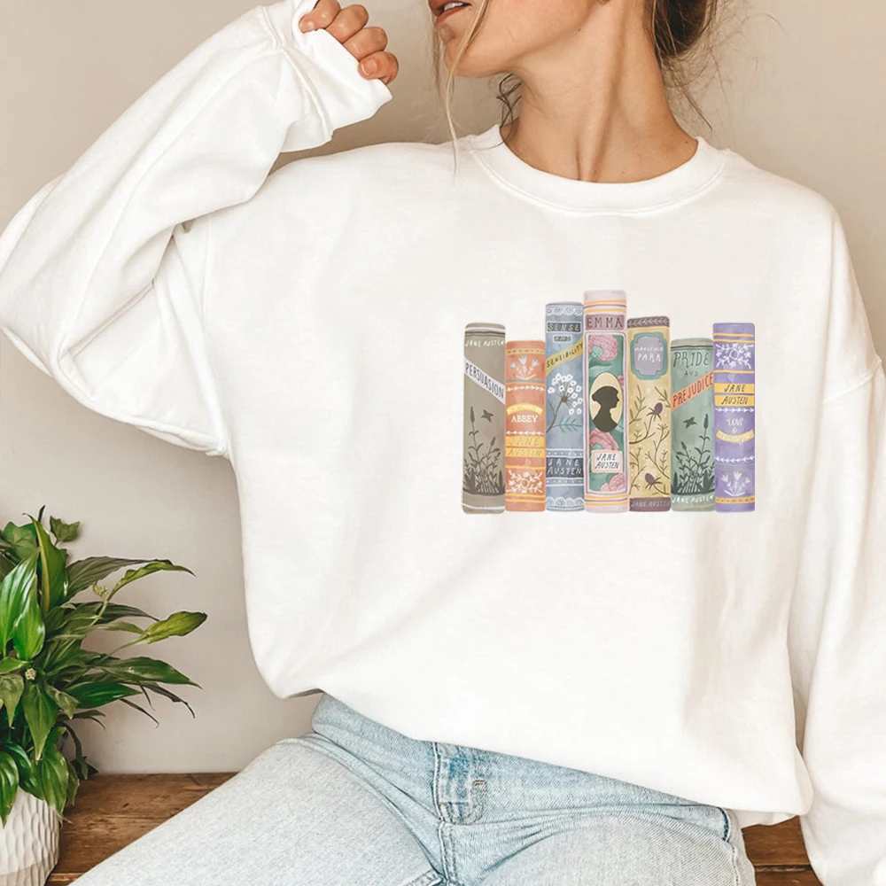 Writer Books Graphic Sweatshirt Obstinate Headstrong Girl Shirt Feminist Book Lover Shirts Unisex Long Sleeves Sweatshirts