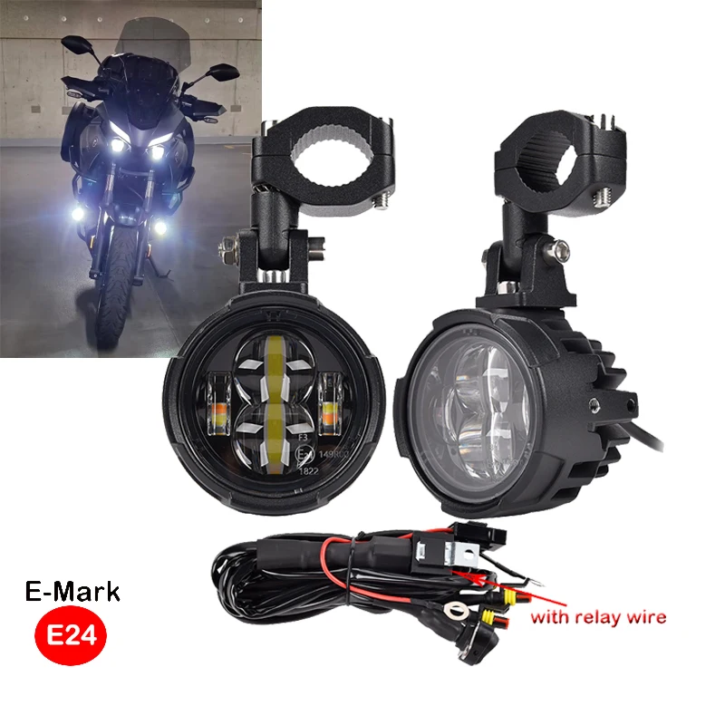 

Waterproof Motorcycle LED Headlight Fog Light For YAMAHA Tenere 700 T700 XTZ 700 Motorcycle Spotlights Led Fog Lamp