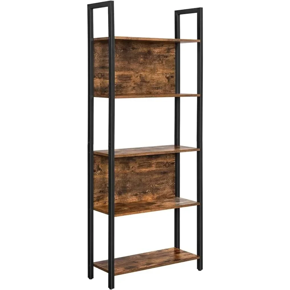 Book case5 Tiers Bookshelf, Classically Tall Bookcase Shelf,Book Rack,Modern Holder in /Living Room,Storage Shelves for Books