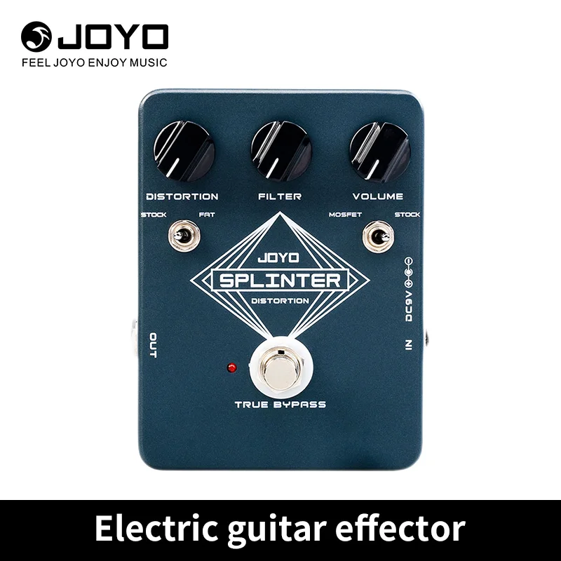 

JOYO-Electric Guitar Distortion Pedal, True Bypass Guitar Parts, Classic Effects, JF-21, Guitar Parts