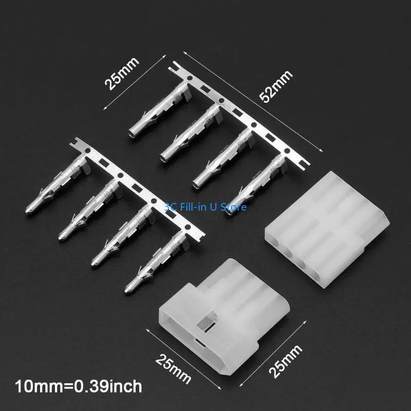 

G8TA Antenna Tuner Connector 4 Pin Plug Male Female for ICOM AT-120 Radio Diy