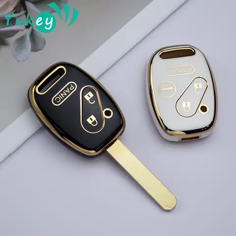 TPU-nyckelfodral med 2, 3, 4 knappar för Honda Fit CIVIC JAZZ Pilot Accord CR-V Freed Freed Pilot StepWGN Insight-nyckelskal 10 best sales 2009 Honda Fit - №3