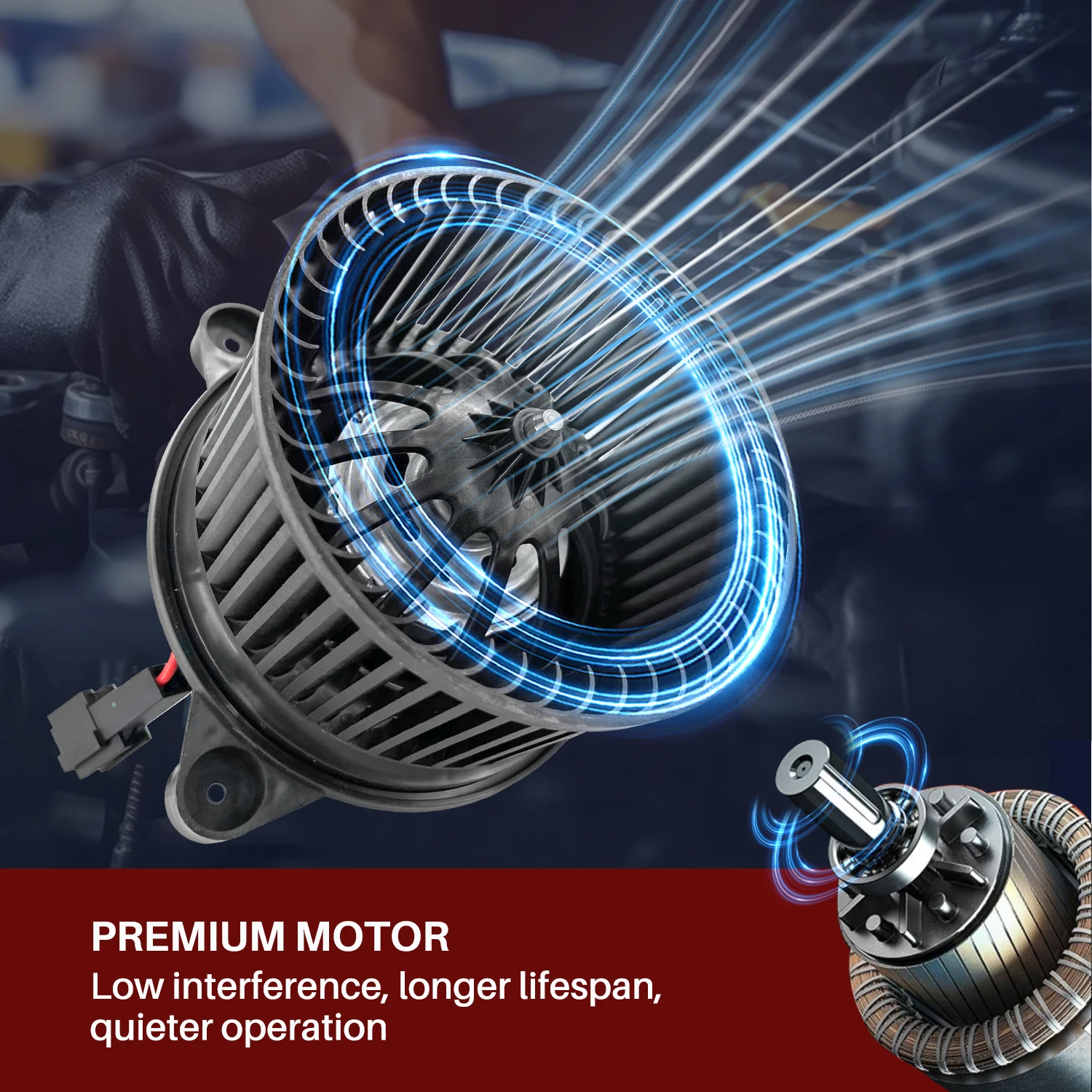 Treeligo تكييف الهواء A/C مروحة محرك منفاخ الحرارة Prats لدودج داكوتا 2005-2010 لميتسوبيشي رايدر ل رام داكوتا 11