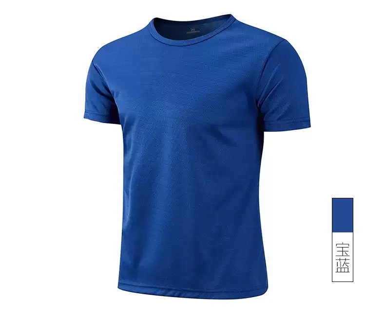 2026 New hot Women And Men Unisex Gym Running T-shirts Summer Fashion Round Collar Short Sleeve Solid Dry Quick Sports Tops