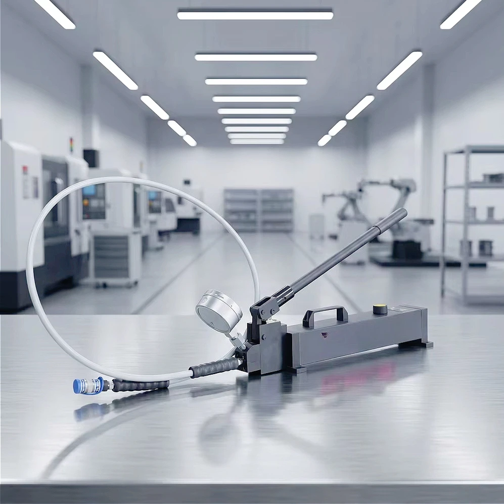 

100-400MPa for SOV-P-1600 Ultra High Pressure Manual Hydraulic Hand Pump Light Aluminum Titanium Alloy 1600 BAR