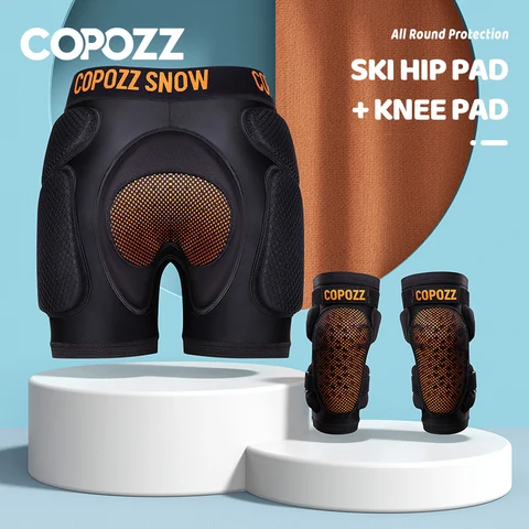 COPOZZ Детские лыжные набедренные наколенники
