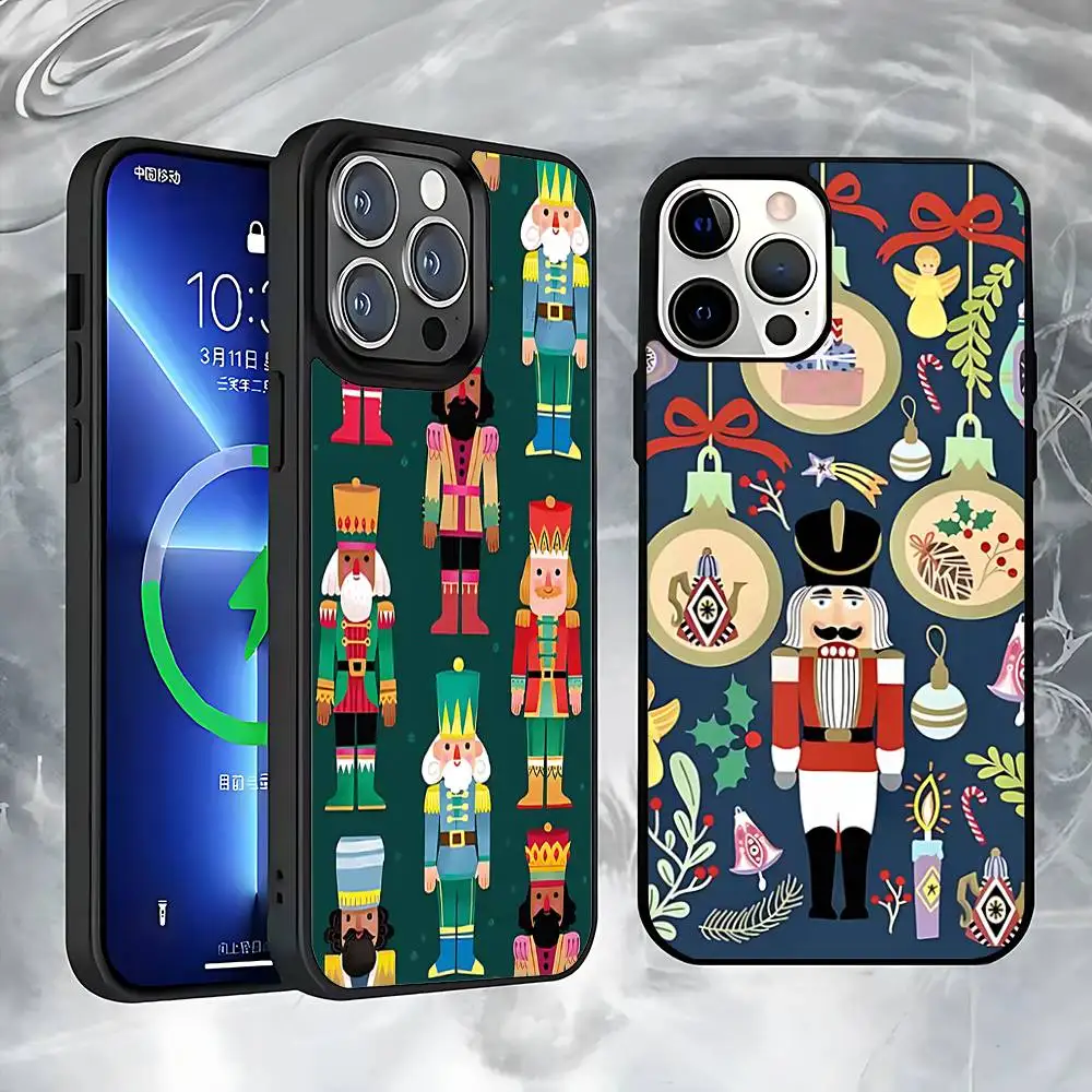 

N-Nutcracker Phone Case For iPhone 17,16,15,14,13,12,11,Pro,Max,Plus,Mini,SE4,E Magnetic Magsafe Wireless Charging