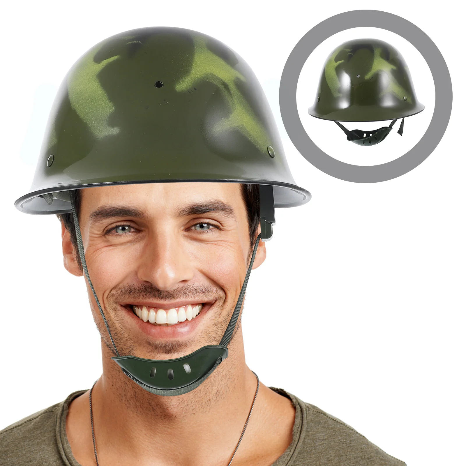 

Riot Sturdy Camouflage Adjustable Safety Guard for Outdoor Protection Cap Camo Hard Hat